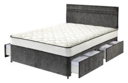 Airsprung Keswick 800 Pocket Memory Kingsize 4 Drawer Divan